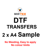 A4 sample DTF Transfer Sheets