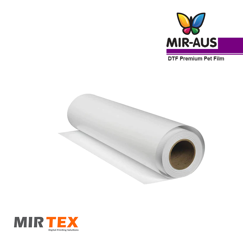 MIR-TEX DTF Premium Pet Film Roll Dual or Single
